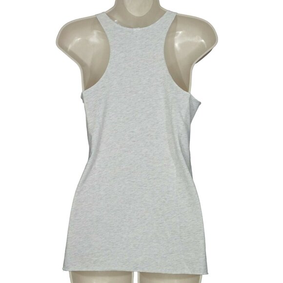 Clementine Racerback Tank Top T-shirt Women Size S Heather Gray Sleeveless NEW - Picture 4 of 6